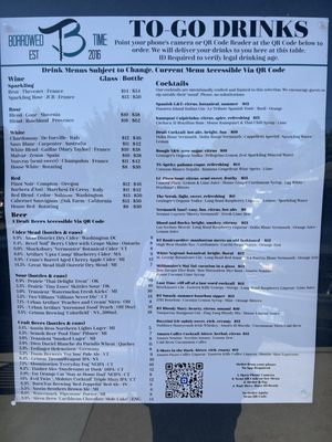Menu photo 4 Borrowed Time Douglas, MI