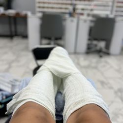A 1Nails - Nicely wrapped with hot towels