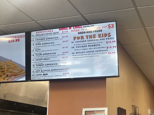 Menu photo 3 Grill & Chill Restaurant Lompoc, CA