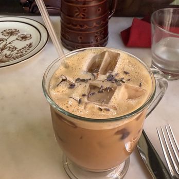 Viola’s Bar & Bistro - Lavender white iced mocha - French Near Me - Monrovia, California Viola’s Bar & Bistro - Lavender white iced mocha - French Near Me - Monrovia, California