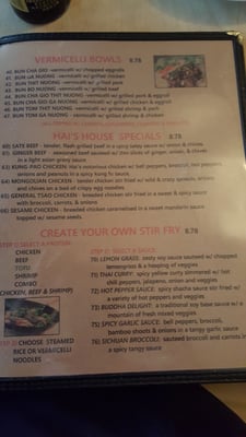 Menu photo 6 Hai Ky Austin, TX
