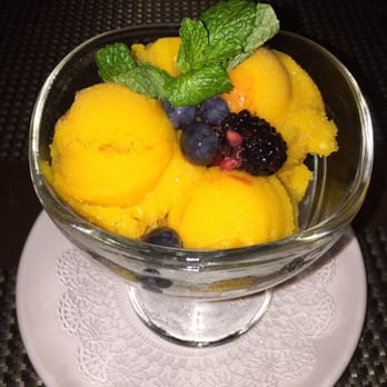 DK Restaurant - Mango sorbet - Steakhouses Near Me - New York, New York DK Restaurant - Mango sorbet - Steakhouses Near Me - New York, New York
