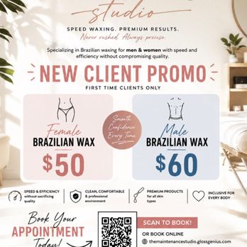 The Maintenance Studio - Welcoming all new clients in the Oak Brook Il. Or western suburbs of Chicago. Full body waxing and Brazilian services for men and women. - Waxing Near Me - Oakbrook Terrace, Illinois The Maintenance Studio - Welcoming all new clients in the Oak Brook Il. Or western suburbs of Chicago. Full body waxing and Brazilian services for men and women. - Waxing Near Me - Oakbrook Terrace, Illinois