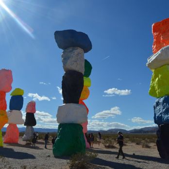 Seven Magic Mountains - Public Art Near Me - Las Vegas, Nevada
