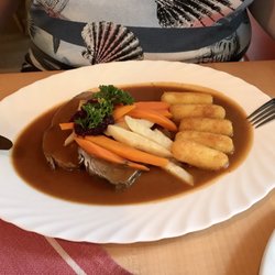 Gasthof Langwallner - Rinderbraten- sehr leckere Sauce