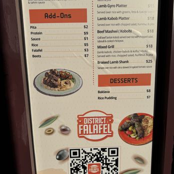 District Falafel - Menu! - Falafel Near Me - Bethesda, Maryland District Falafel - Menu! - Falafel Near Me - Bethesda, Maryland