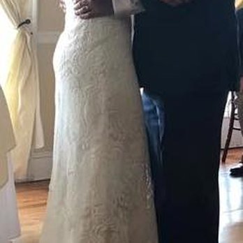 SewWhatAndWear - Bridal gown and groom's suit...both altered by Eliza. :) - Screen Printing/T-Shirt Printing Near Me - New York, New York SewWhatAndWear - Bridal gown and groom's suit...both altered by Eliza. :) - Screen Printing/T-Shirt Printing Near Me - New York, New York
