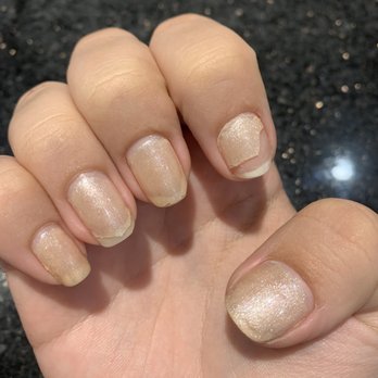 Nails Tip - gel manicure after two days, pointer lost the tip - Nail Salons Near Me - Pembroke Pines, Florida Nails Tip - gel manicure after two days, pointer lost the tip - Nail Salons Near Me - Pembroke Pines, Florida