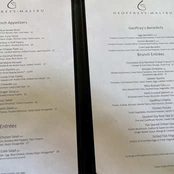 Geoffrey's Malibu - Seafood Near Me - Malibu, California