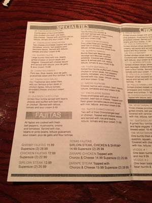 Menu photo 5 Los Cazadores Cincinnati, OH