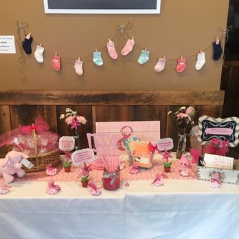 Uncommon Ground - This is the table we set up for games and party favors. We were allowed to tape the string of socks up on the wall as a decoration. - Breakfast & Brunch Near Me - Chicago, Illinois
