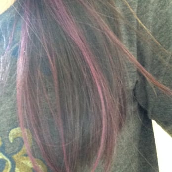 Cut - purple under lights - Hair Salons Near Me - San Diego, California