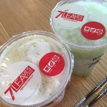 7 Leaves Cafe - THAT CREAM. (Sea cream jasmine and mung bean; both A+) - Coffee & Tea Near Me - Cypress, California