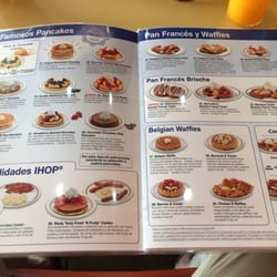 Ihop - Menú