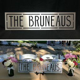 Ordered my sign dad's wedding. They are really nice & worked with how I wanted the sign. Came out great & within the time frame I was told.
