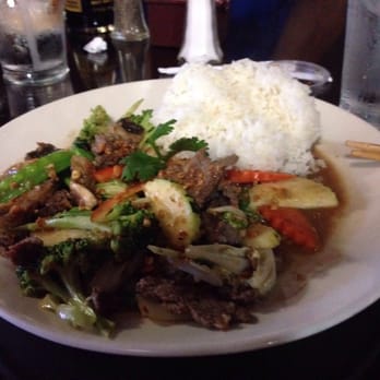 Ginger Thai Cuisine - Beef garlic with a little spice - Thai Near Me - Houston, Texas Ginger Thai Cuisine - Beef garlic with a little spice - Thai Near Me - Houston, Texas