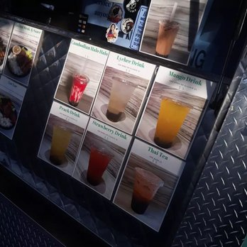 Nikki’s Create-A-Bowl - That thai coffe though .....look at all these refreshing beverages - Food Trucks Near Me Nikki’s Create-A-Bowl - That thai coffe though .....look at all these refreshing beverages - Food Trucks Near Me