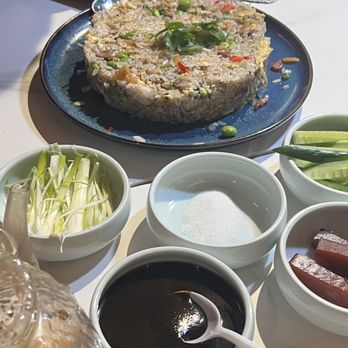 Imperial Treasure - House Signature Fried Rice with Eight Treasures, Peking Duck Sides/Sauce - Chinese Near Me - Palo Alto, California