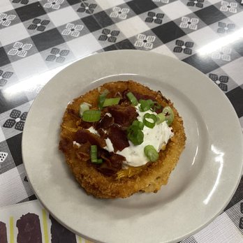 Brooks Burgers - Stuffed onion ring appetizer - Burgers Near Me - Naples, Florida Brooks Burgers - Stuffed onion ring appetizer - Burgers Near Me - Naples, Florida