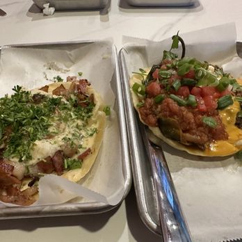 The Dream Tacos - Shrimp & grits + chile rellano tacos - Cocktail Bars Near Me - Plano, Texas
