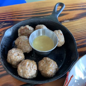 Viking Brewing - Southtowne Pub - Meatballs and mustard sauce - Pubs Near Me - Eugene, Oregon