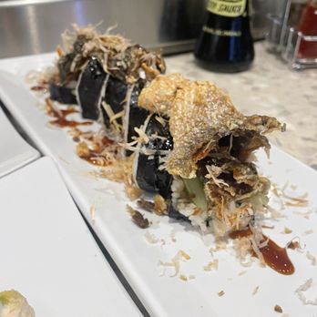 Sushi Times - Salmon Skin Roll - Sushi Bars Near Me - Riverside, California Sushi Times - Salmon Skin Roll - Sushi Bars Near Me - Riverside, California