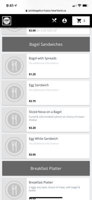 Menu photo 3 Joint Bagel Co. St. Augustine, FL
