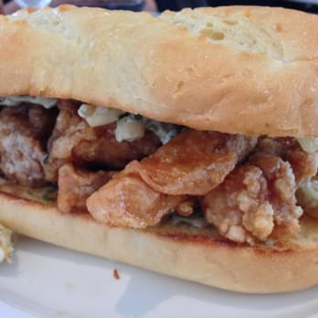 Cafe Julia - A more delicious angle of the garlic chicken sandwich. - Cafes Near Me - Honolulu, Hawaii