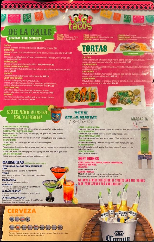 LOKOS TACOS 235 Boy Scout Rd, Augusta , Mexican Restaurant Reviews Phone Number