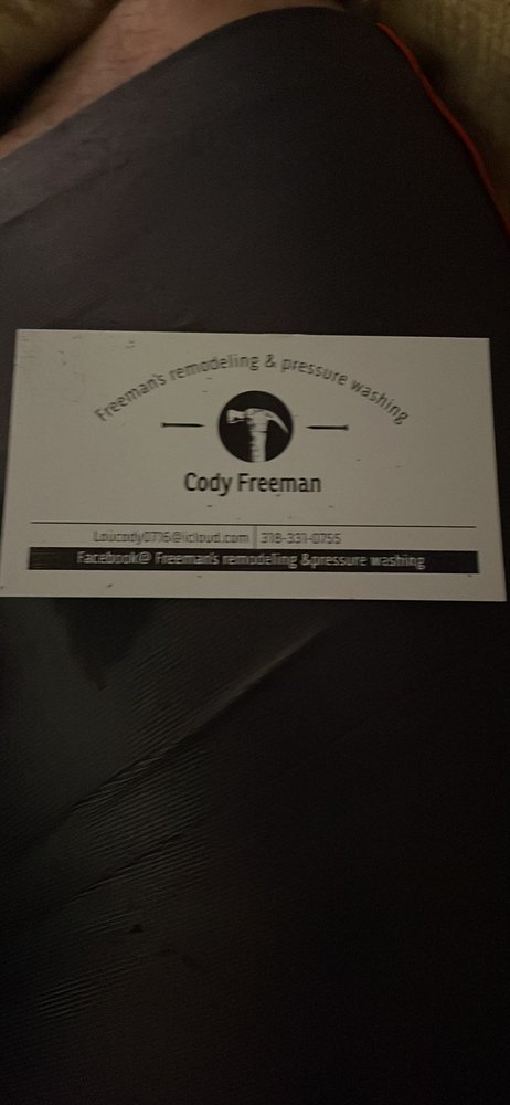 Slide of Freeman’s Remodeling & Pressure Washing