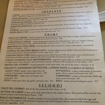 Beppe & Gianni's Trattoria - Menu - Italian Near Me - Eugene, Oregon