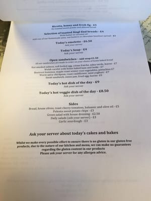 Menu photo 5 Singl-end Garnethill Glasgow, GLG Menu photo 5 Singl-end Garnethill Glasgow, GLG