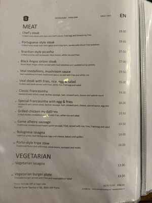 Menu photo 1 Botafogo Porto, 13