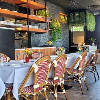 Haka - Tables near the kitchen, and the reception area at the front of the restaurant. - Pan Asian Near Me - Hicksville, New York Haka - Tables near the kitchen, and the reception area at the front of the restaurant. - Pan Asian Near Me - Hicksville, New York