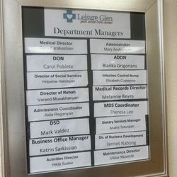 Leisure Glen Post Acute Care Center - Info