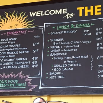 The Cove - Menu - Breakfast & Brunch Near Me - Madeira Park, British Columbia