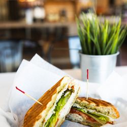 Ollies's Market & Deli - Ollie's Turkey Pesto Panini, our best seller!