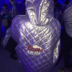 Coors Light Ice Bar - Lovely coats..!