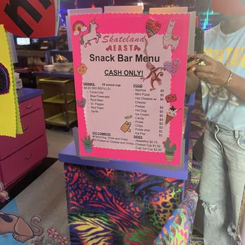 Skateland East - Concession menu - Skating Rinks Near Me - San Antonio, Texas Skateland East - Concession menu - Skating Rinks Near Me - San Antonio, Texas