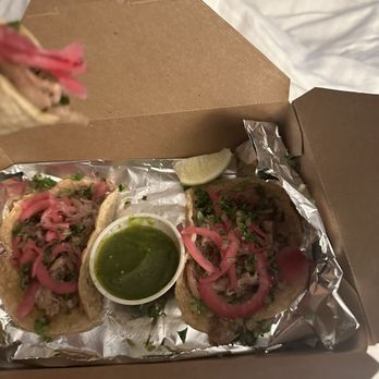 Tortazo By Rick Bayless - Carnitas 3 per order ( I couldn't wait) - Mexican Near Me - Las Vegas, Nevada Tortazo By Rick Bayless - Carnitas 3 per order ( I couldn't wait) - Mexican Near Me - Las Vegas, Nevada