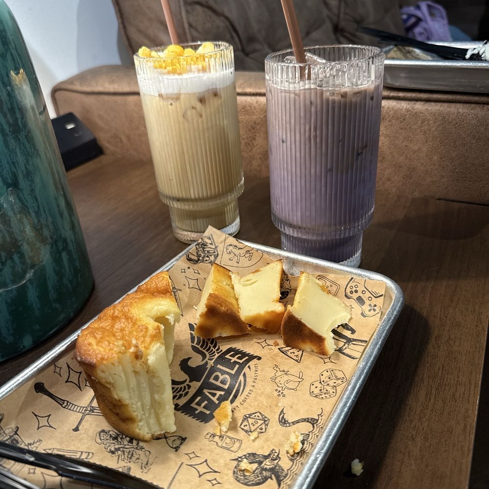 Flann cake. Purple moon late and Lordes cold foam Flann cake. Purple moon late and Lordes cold foam