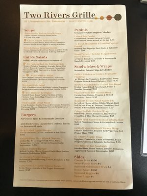Menu photo 6 Two Rivers Grille Matamoras, PA Menu photo 6 Two Rivers Grille Matamoras, PA