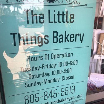 The Little Things Bakery - Signage - Bakeries Near Me - Santa Barbara, California The Little Things Bakery - Signage - Bakeries Near Me - Santa Barbara, California