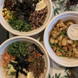 Avocado Bulgogi, KBBQ Cauliflower Wings, Sesame Surprise
