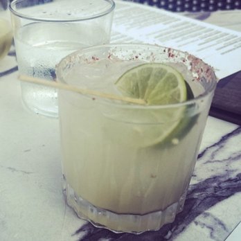 Black Rail Kitchen + Bar - El Camino Cocktail -- their version of a spicy margarita. - Mediterranean Near Me - Carlsbad, California