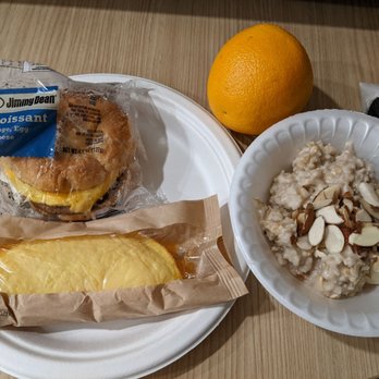 Home2 Suites by Hilton Bloomington - Example of items available for breakfast (6:30- 9:30 am daily) - Hotels Near Me - Bloomington, Indiana Home2 Suites by Hilton Bloomington - Example of items available for breakfast (6:30- 9:30 am daily) - Hotels Near Me - Bloomington, Indiana