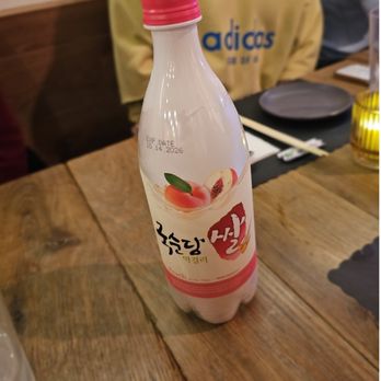 Mista Oh - Peach Makgeolli to drink - Korean Near Me - New York, New York Mista Oh - Peach Makgeolli to drink - Korean Near Me - New York, New York