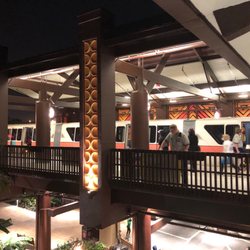 Monorail Station at Disney's Polynesian Resort