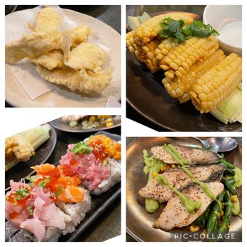 Tanuki - White Fish Tempura, Bang Bang Corn, Roasted Striped Bass, Tanuki Roll - Sushi Bars Near Me - San Diego, California