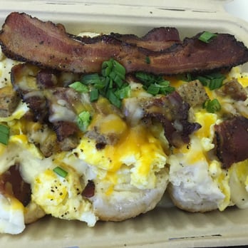 Biscuits and Groovy - This was soooooooooooooo good. I got the Aretha Franklin and added extra bacon and eggs - Breakfast & Brunch Near Me - Austin, Texas Biscuits and Groovy - This was soooooooooooooo good. I got the Aretha Franklin and added extra bacon and eggs - Breakfast & Brunch Near Me - Austin, Texas